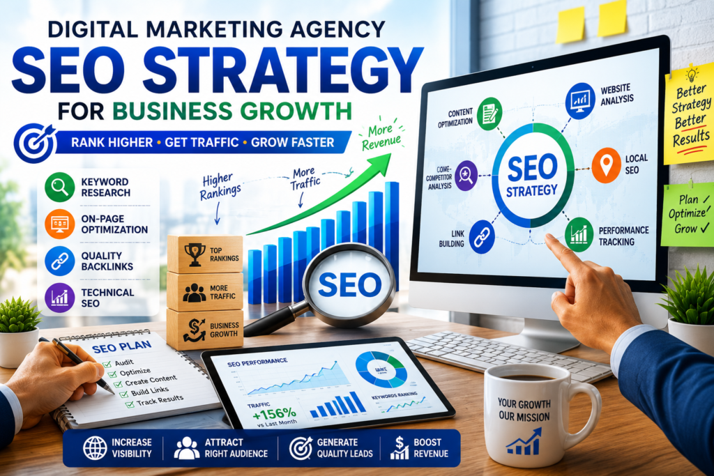 Digital Marketing Agency SEO strategy for business growth